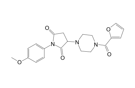 3-[4-(Furan-2-carbonyl)-piperazin-1-yl]-1-(4-methoxy-phenyl)-pyrrolidine-2,5-dione