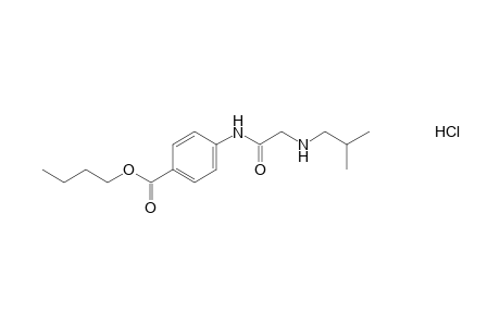 p-(Isobutylaminoacetamido)benzoic acid, butyl ester, hydrochloride