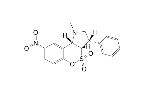 (3S,3aS,9bS)-1-Methyl-8-nitro-3-phenyl-2,3,3a,9b-tetrahydro-1H-5-oxa-4-thia-1-aza-cyclopenta[a]naphthalene 4,4-dioxide