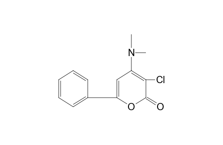 3-chloro-4-(dimethylamino)-6-phenyl-2H-pyran-2-one