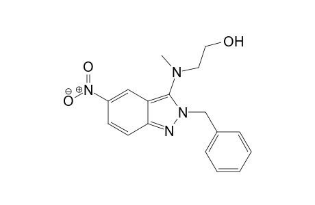 2-Benzyl-3-[(2-hydroxyethyl)methylamino]-5-nitro-2H-indazole