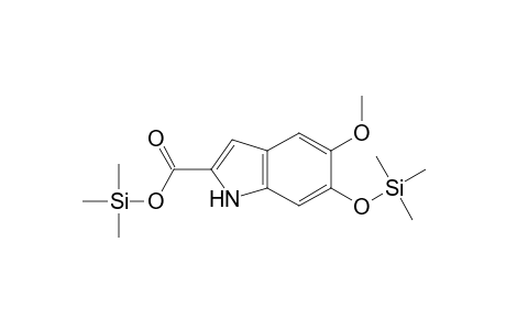Indole-2-carboxylic acid <5-methoxy-6-hydroxy->, di-TMS