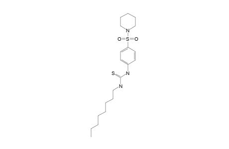 1-octyl-3-[p-(piperidinosulfonyl)phenyl]-2-thiourea