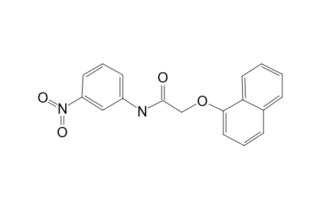 2-(Naphthalen-1-yloxy)-N-(3-nitro-phenyl)-acetamide