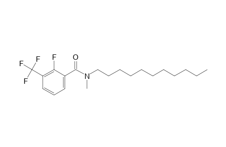 Benzamide, 2-fluoro-3-trifluoromethyl-N-methyl-N-undecyl-