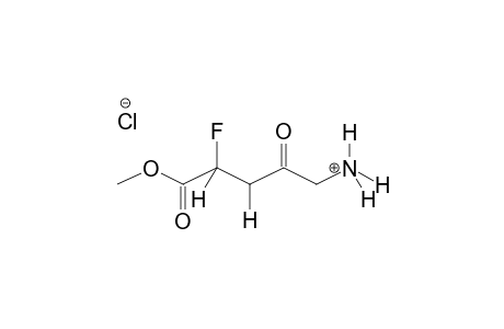 METHYL 5-AMINO-2-FLUORO-4-OXOPENTANOATE HYDROCHLORIDE