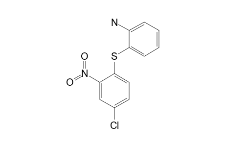 o-[(4-chloro-2-nitrophenyl)thio]aniline