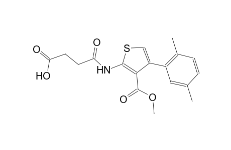 4-{[4-(2,5-dimethylphenyl)-3-(methoxycarbonyl)-2-thienyl]amino}-4-oxobutanoic acid