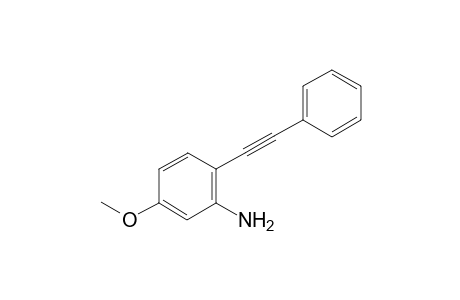 5-methoxy-2-(phenylethynyl)aniline