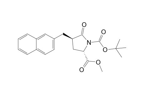 (2S,4R)-1-(T-Butyl) 2-methyl 5-oxo-4-[(2'-naphthyl)methyl]pyrrolidine-1,2-dicarboxylate