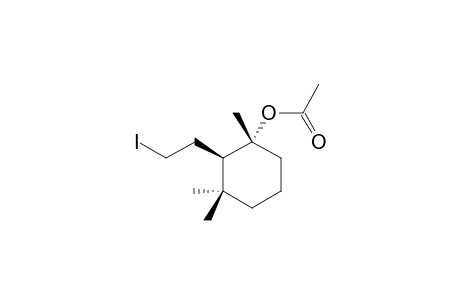 TRANS-1-ACETOXY-2-(IODOETHYL)-1,3,3-TRIMETHYLCYCLOHEXANE