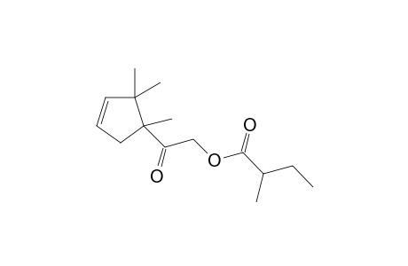 2-(1,2,2-trimethyl-3-cyclopentenyl)-2-oxoethyl 2-methylbutyrate