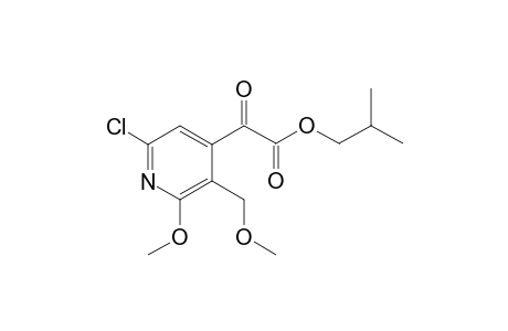 Isobutyl 2-(6-chloro-2-methoxy-3-(methoxymethyl)pyridin-4-yl)-2-oxoacetate