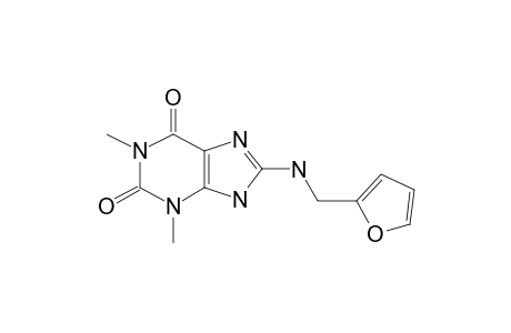 1H-Purine-2,6-dione, 8-[(2-furanylmethyl)amino]-3,9-dihydro-1,3-dimethyl-