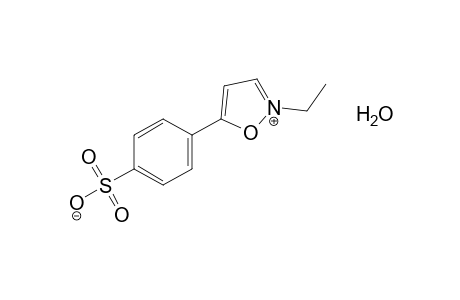 2-ethyl-5-(p-sulfophenyl)isoxazolium hydroxide, inner salt, hydrate