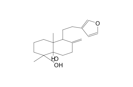 1-Naphthalenecarboxylic acid, 5-[2-(3-furanyl)ethyl]decahydro-1,4a-dimethyl-6-methylene-, [1R-(1.alpha.,4a.alpha.,5.alpha.,8a.beta.)]-