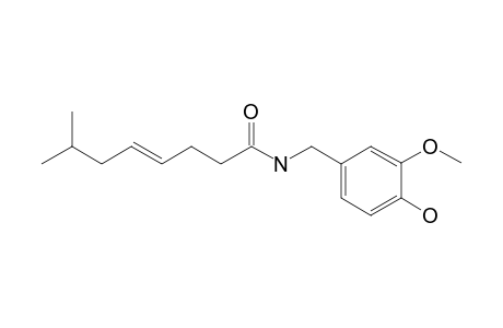 (E)-7-methyl-N-vanillyl-oct-4-enamide