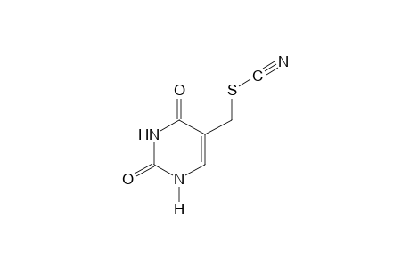 THIOCYANIC ACID, ESTER WITH 5-(MERCAPTOMETHYL)PYRIMIDINE-2,4(1H,3H)-DIONE