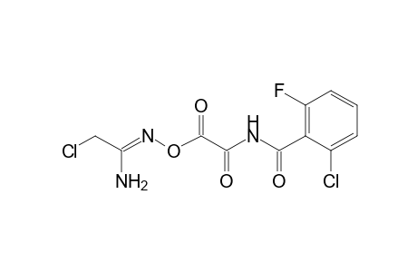 2-chloro-O-[(2-chloro-6-fluorobenzamido)oxalyl]acetamidoxime