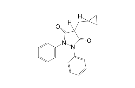 4-(cyclopropylmethyl)-1,2-diphenyl-3,5-pyrazolidinedione