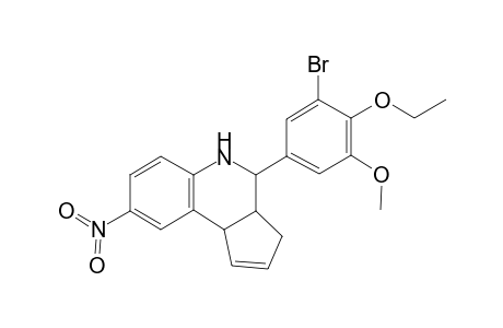4-(3-Bromo-4-ethoxy-5-methoxy-phenyl)-8-nitro-3a,4,5,9b-tetrahydro-3H-cyclopenta[c]quinoline