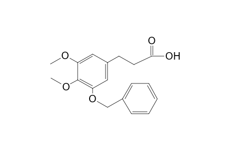 Benzenepropanoic acid, 3,4-dimethoxy-5-(phenylmethoxy)-