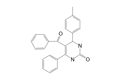 2-oxo-5-Benzoyl-6-phenyl-4-(4-tolyl)-1,2,3,4-tetrahydropyrimidine