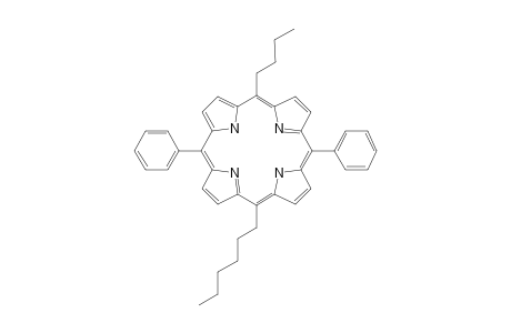 5-Butyl-15-hexyl-10,20-diphenylporphyrin