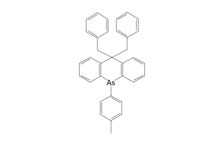 10,10-dibenzyl-5,10-dihydro-5-p-tolylacridarsine