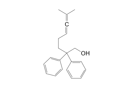 7-methyl-2,2-diphenylocta-5,6-dien-1-ol