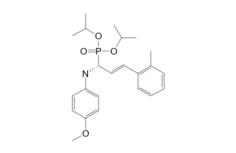 Diisopropyl-1-[N-(4-methoxyphenyl)-amino]-3-(2-methylphenyl)-2-propenylphosphonate