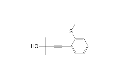 2-Methyl-4-(2-methylsulfanylphenyl)but-3-yn-2-ol