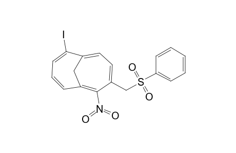 7-IODO-2-NITRO-3-(PHENYLSULFONYLMETHYL)-BICYClO-[4.4.1]-UNDECA-1,3,5,7,9-PENTAENE