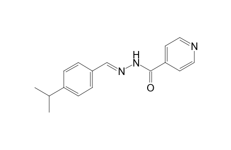 isonicotinic acid, (p-isopropylbenzylidene)hydrazide