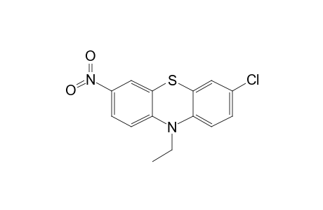 10-Ethyl-3-chloro-7-nitro-phenothiazine