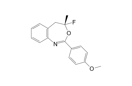 (4S)-4-Fluoro-4-methyl-2-(4???-methoxyphenyl)-4,5-dihydrobenzo[d]-1,3-oxazepine