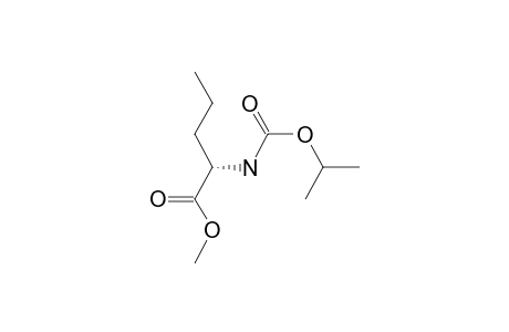 L-Norvaline, N-isopropyloxycarbonyl-, methyl ester