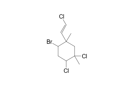 MERTENSENE;(1R,2R,4S,5R,1'E)-4-BROMO-1,2-DICHLORO-5-(2'-CHLOROETHENYL)-1,5-DIMETHYLCYCLOHEXANE