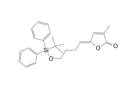 (E and Z)-5-{[4'-(t-Butyl)diphenylsilyloxy]-1'-butylidene}-3-methyl-2(5H)-furanone