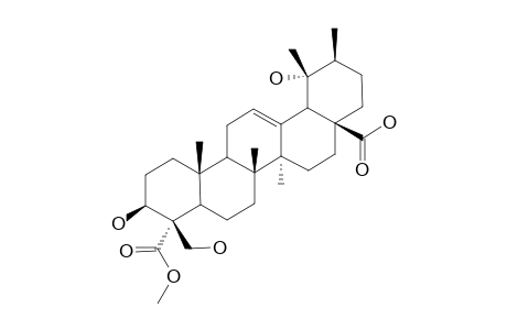 20(S)-3-BETA,19-ALPHA,24-TRIHYDROXY-URS-23-METHYLESTER-12-EN-23,28-DIOIC-ACID