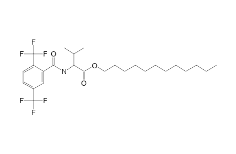 L-Valine, N-(2,5-ditrifluoromethylbenzoyl)-, dodecyl ester