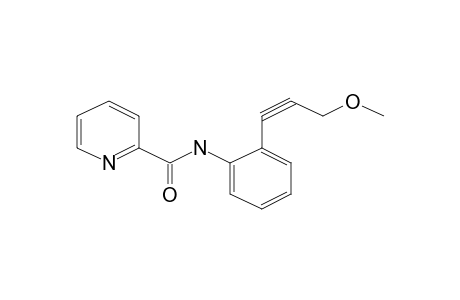 2-Pyridinecarboxamide, N-[2-(3-methoxy-1-propynyl)phenyl]-