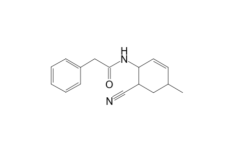 N-(6-cyano-4-methyl-1-cyclohex-2-enyl)-2-phenylacetamide