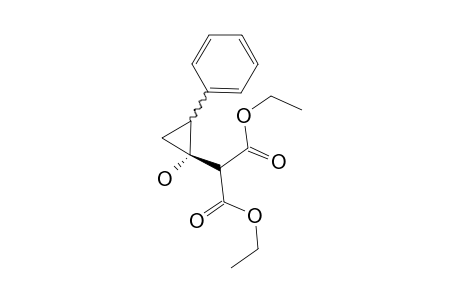 Diethyl 2-(1-hydroxy-2-phenylcyclopropyl)malonate