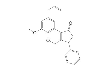 8-Allyl-6-methoxy-3-phenyl-2,3-dihydrocyclopenta[c]chromen-1(4H)-one