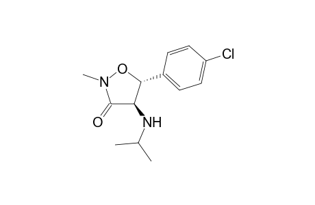 (4R,5R)-5-(4-Chloro-phenyl)-4-isopropylamino-2-methyl-isoxazolidin-3-one