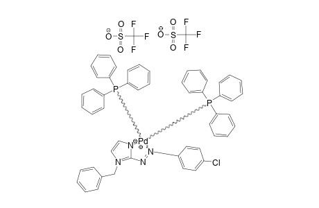 [PD(PPH3)2(CL-AAI-BZ)](OTF)2