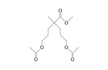 2,2-Bis(3-acetoxy-propyl)-propionic acid, methyl ester