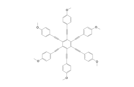 HEXAKIS-(PARA-METHOXYPHENYLETHYNYL)-BENZENE