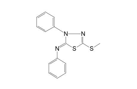 2-(methylthio)-4-phenyl-5-(phenylimino)-delta square-1,3,4-thiadiazoline